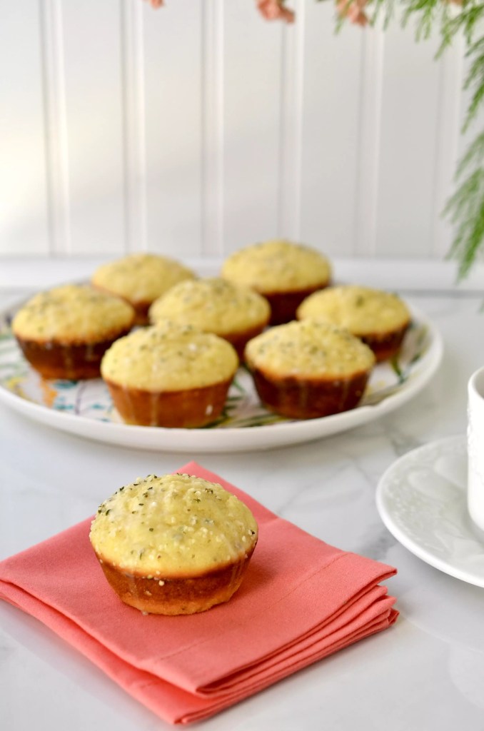Lemon Hemp Seed Muffins on virginiawillis.com