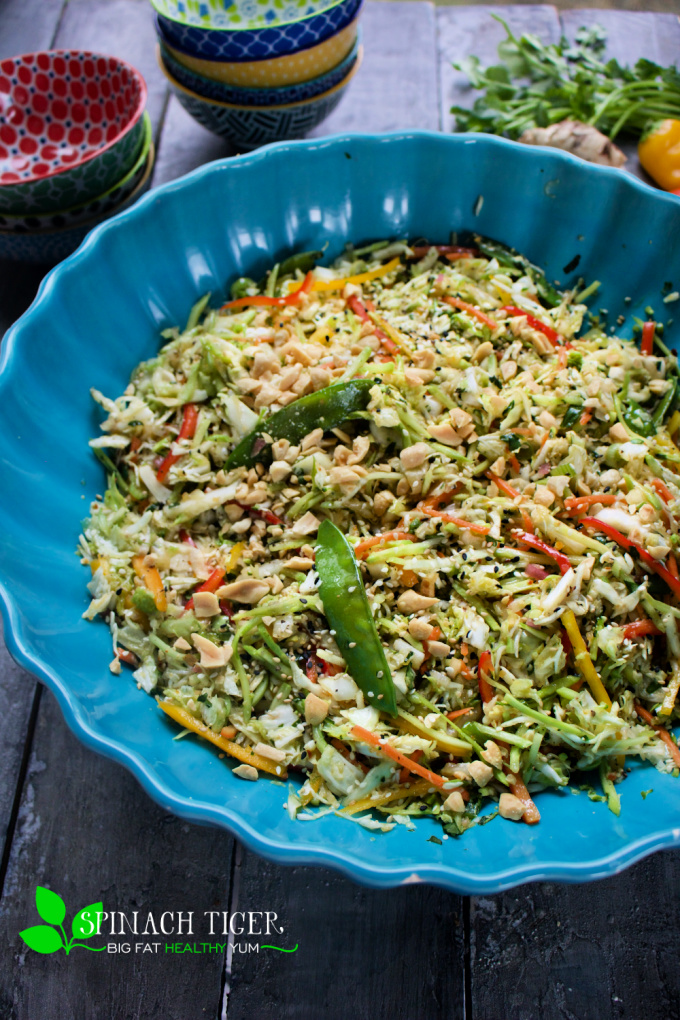 Asian Slaw from Spinach TIger